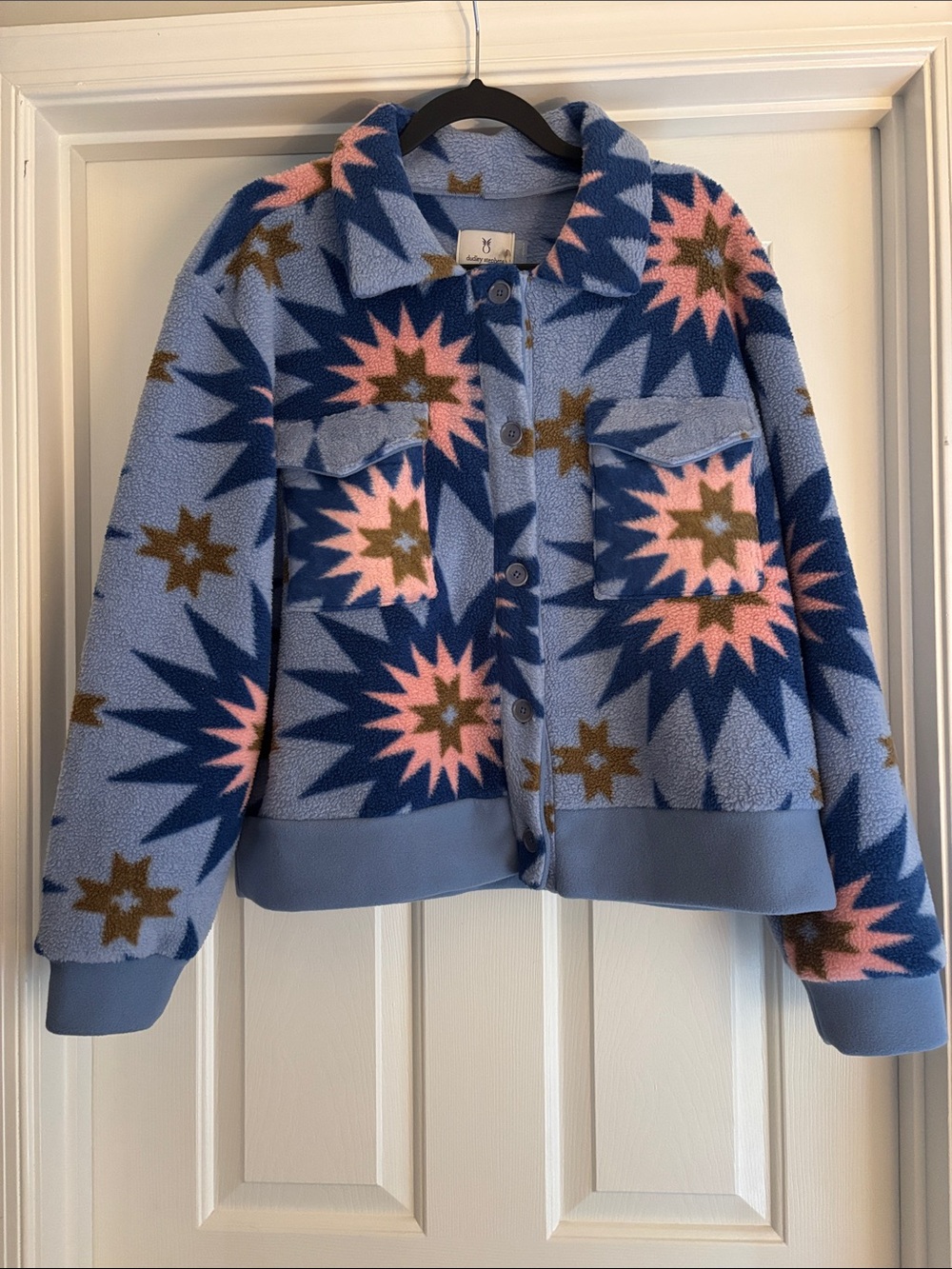 Women’s Dudley Stephens Kentfield Jacket in Americana Patchwork size XXL